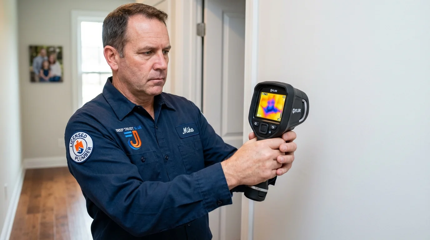 Thermal imaging leak detection by Johns Plumbing LLC in Anna Maria